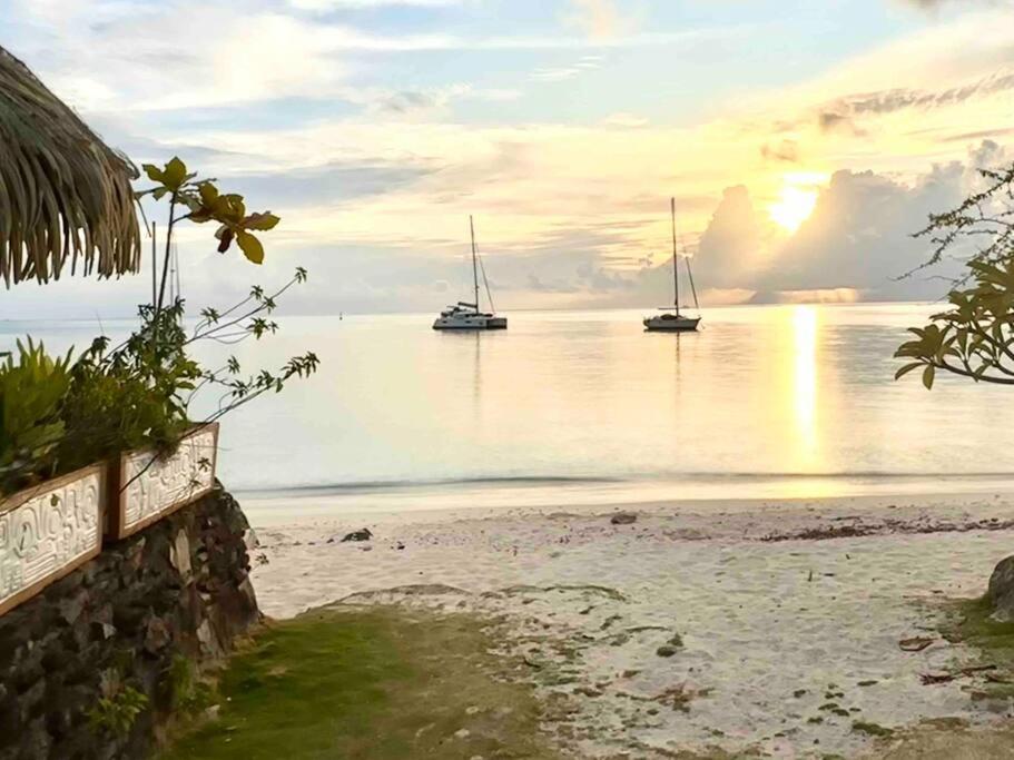 Meri Lodge Huahine 파레 외부 사진