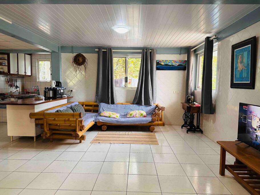 Meri Lodge Huahine 파레 외부 사진