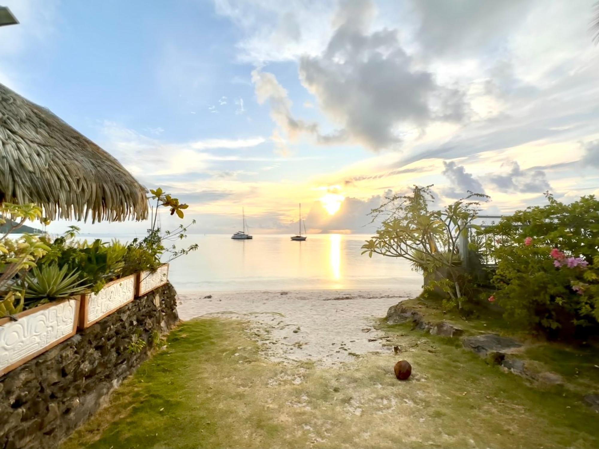 Meri Lodge Huahine 파레 외부 사진